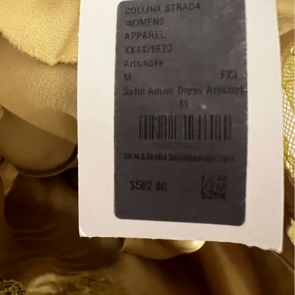 Collina Strada Green Ammi Midi Dress Size M NWT Never Worn - Picture 4 of 7